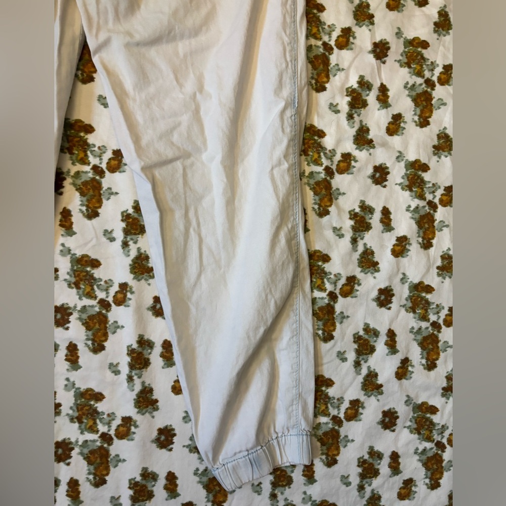 American Rag Off-White and Blue 100% Cotton Joggers Size L - Picture 15 of 16